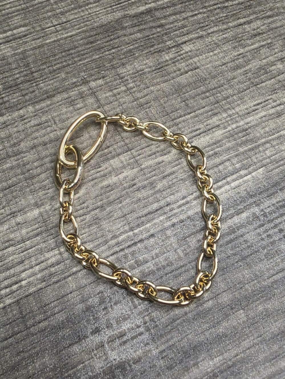 Authentic Pandora Openable Oval Link Chain Bracelet 14k gold plating
